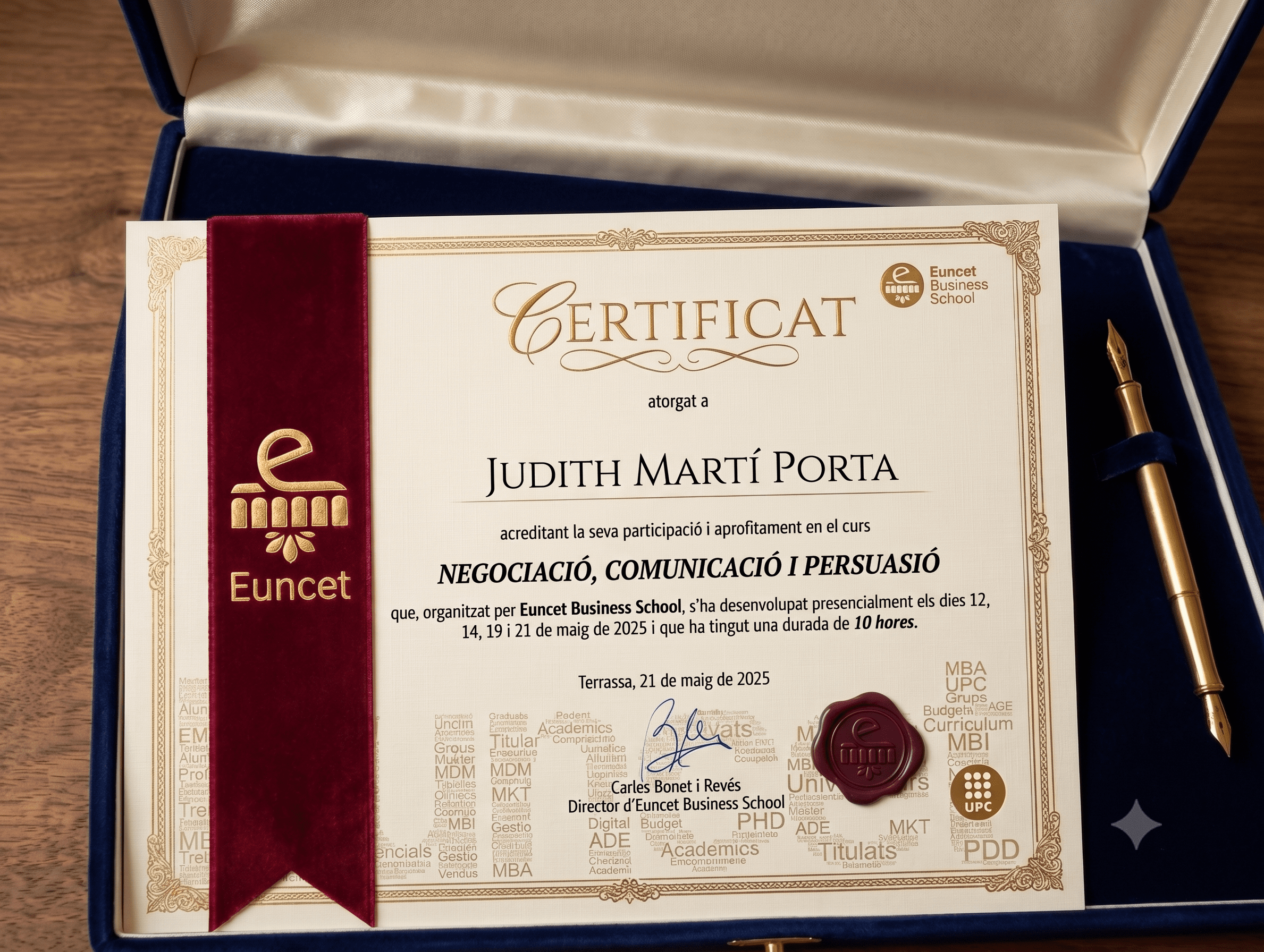 Pragma Judith Martí - Certificat-Judith 26